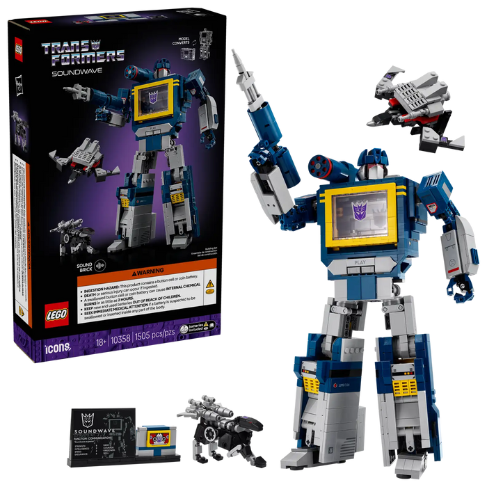 LEGO® Icons Transformers: Soundwave 10358