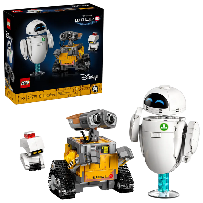 LEGO® Disney and Pixar WALL-E and EVE 43279