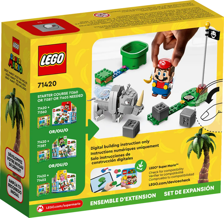 LEGO® Super Mario™ Rambi the Rhino Expansion Set 71420 (Retired)