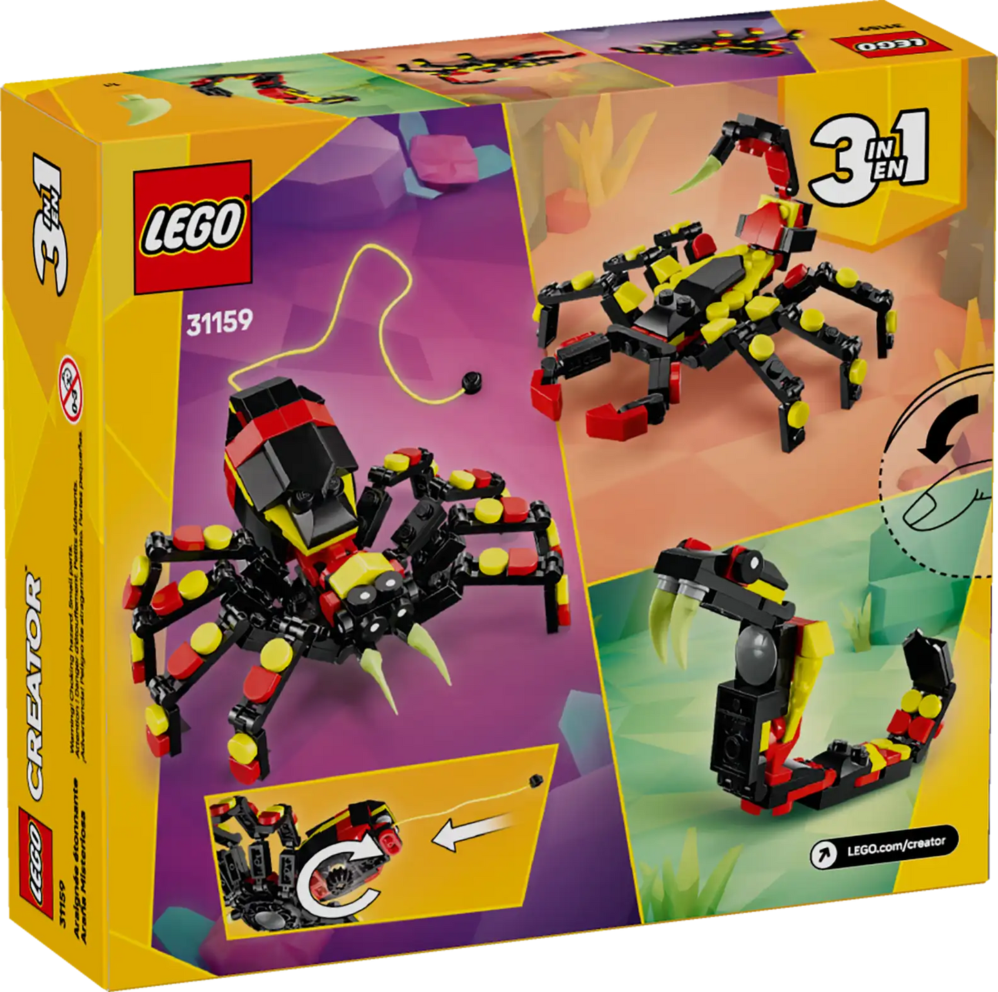 LEGO® 31159 Wild Animals: Surprising Spider