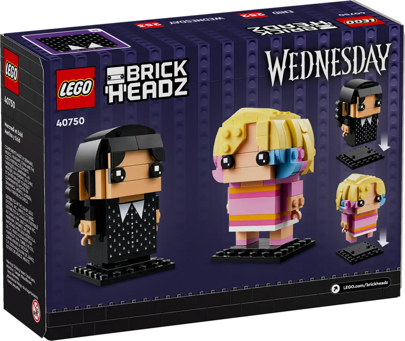 LEGO® BrickHeadz™ Wednesday & Enid 40750