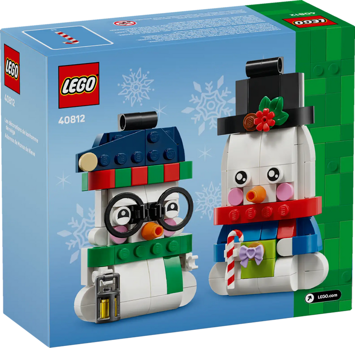 LEGO® Snowman Ornaments 40812