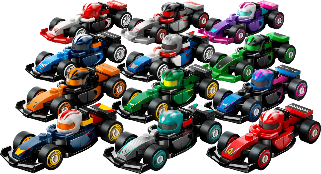 LEGO® 71049 F1® Collectible Race Cars - Complete Sealed Set of 12