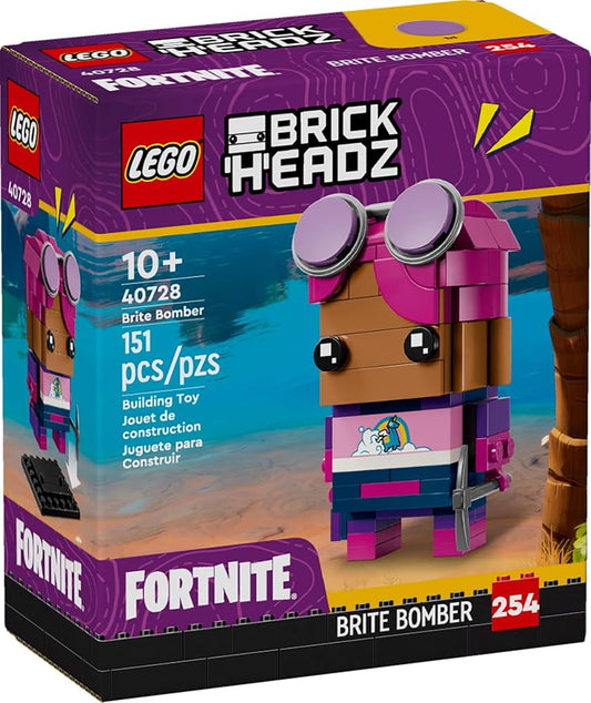 40728 Fortnite Brite Bomber Brickheadz - Moore's Minifigures