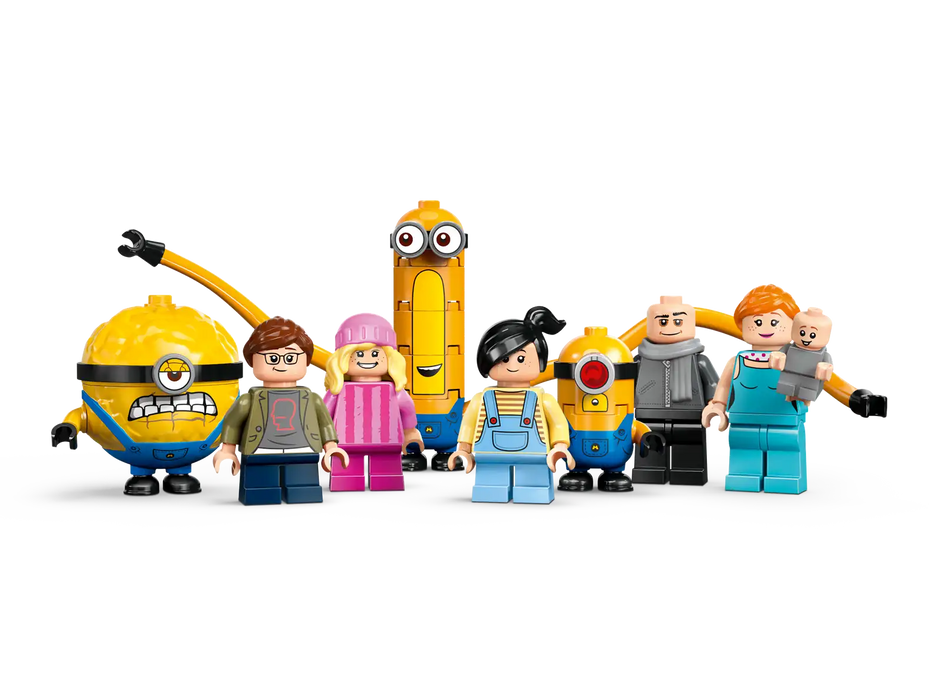 LEGO® Despicable Me 4 Minions and Gru's Family Mansion 75583