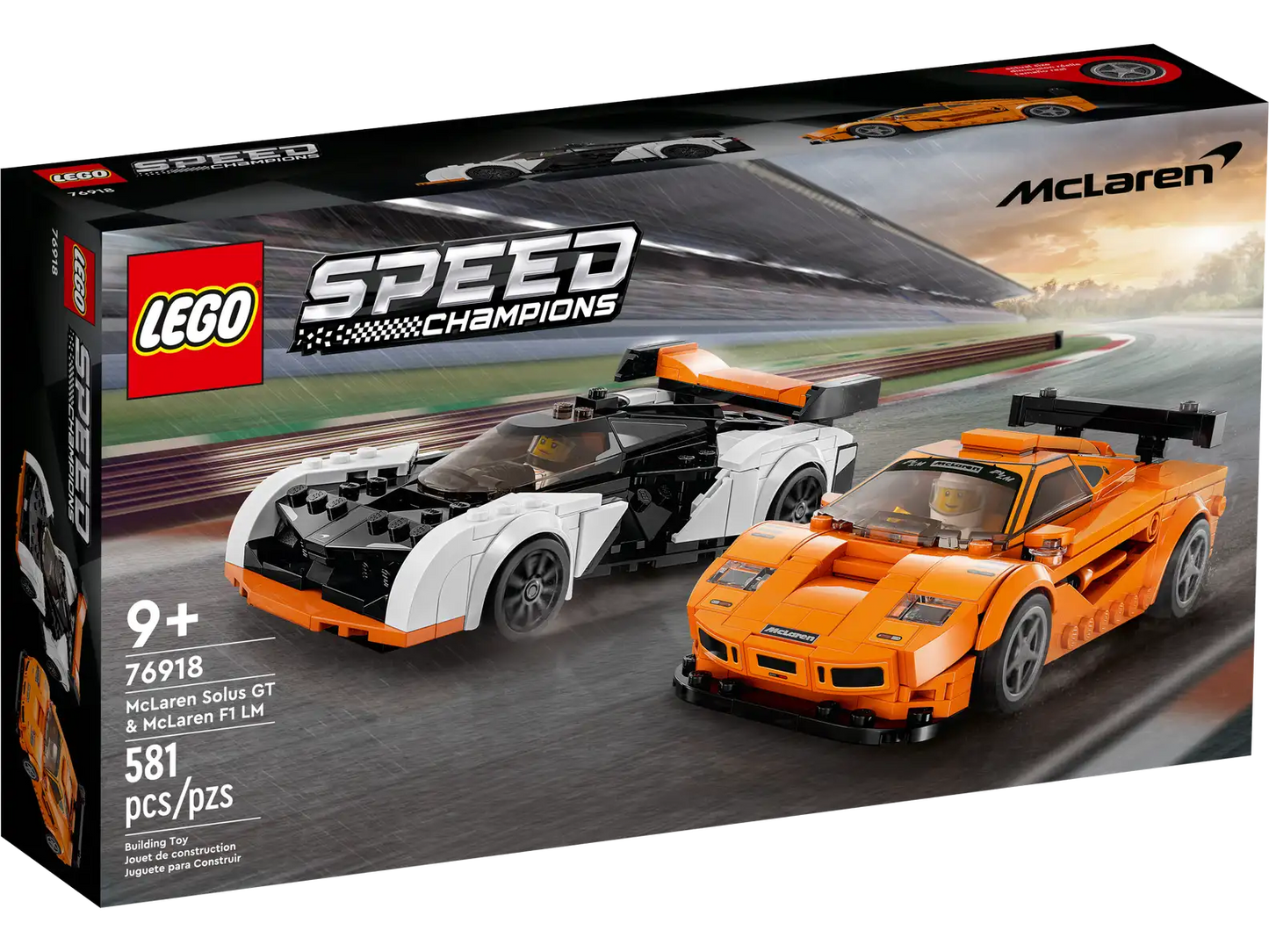 LEGO® 76918 McLaren Solus GT & McLaren F1 LM - Moore's Minifigures