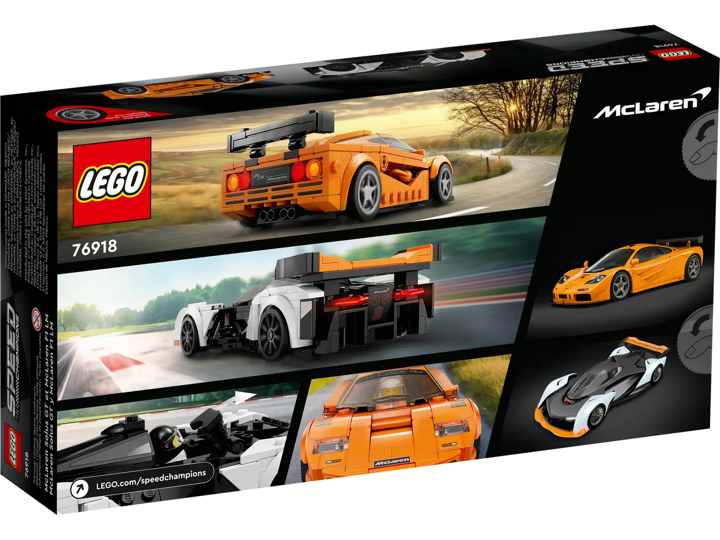 LEGO® 76918 McLaren Solus GT & McLaren F1 LM - Moore's Minifigures