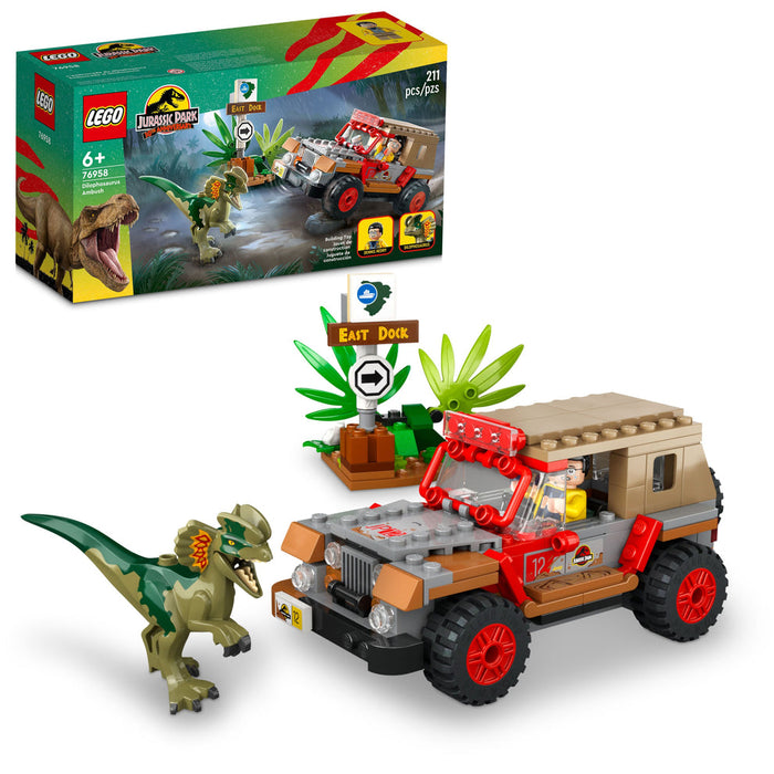 Coming Soon: LEGO® Jurassic Park Dilophosaurus Ambush 76958 (Retired)