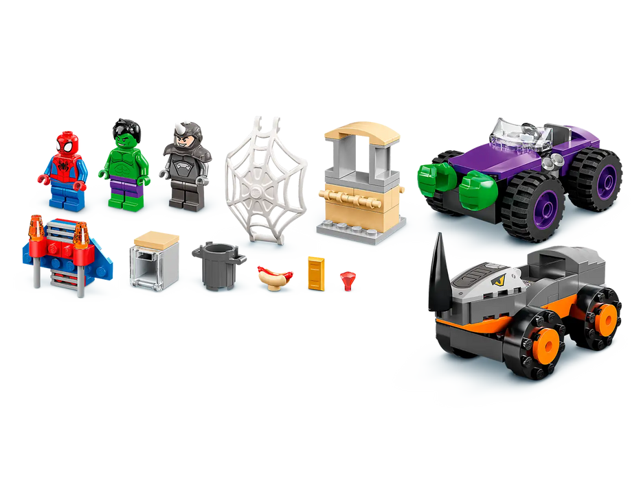 LEGO® Marvel Spidey And His Amazing Friends Hulk vs. Rhino Truck Showdown 10782
