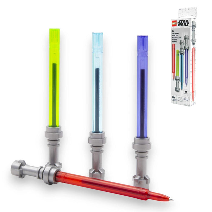 LEGO® Star Wars™ Lightsaber Gel Pen 4 Pack 52875 (Set of 4!)