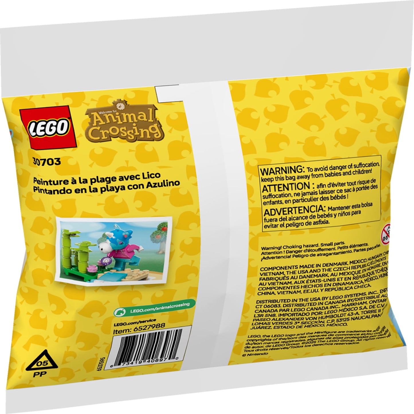 LEGO® Animal Crossing™ Julian's Beach Painting 30703 - Moore's Minifigures