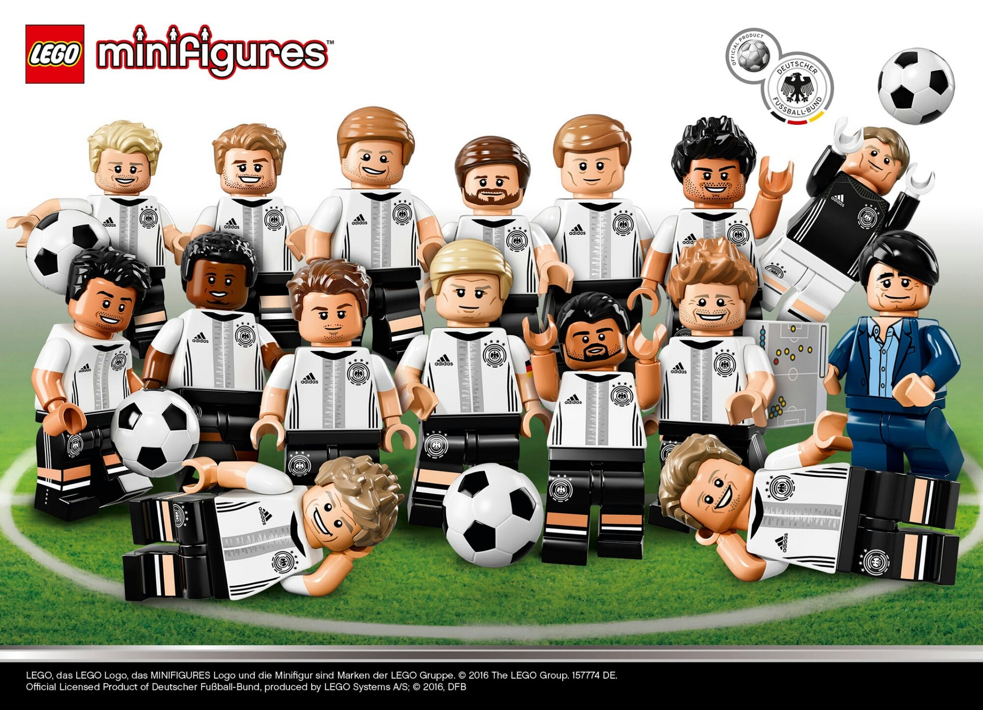 71014 German Football Series 1 - Moore's Minifigures