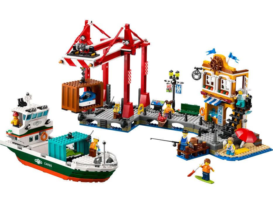 LEGO® City Seaside Harbor with Cargo Ship 60422