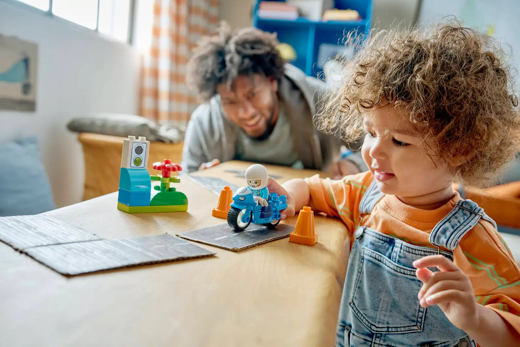 LEGO® DUPLO® Town Blue Police Motorcycle 10471