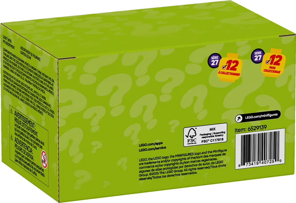 LEGO® Minifigures™ Series 27 66795 - Sealed LEGO® Minifigure Box of 6