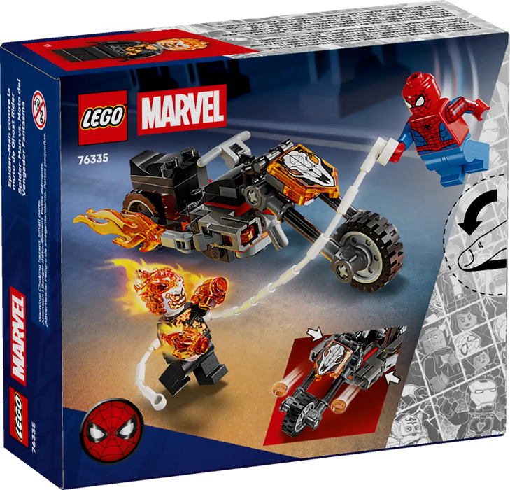 LEGO® Marvel Spider-Man vs. Ghost Rider Motorcycle 76335