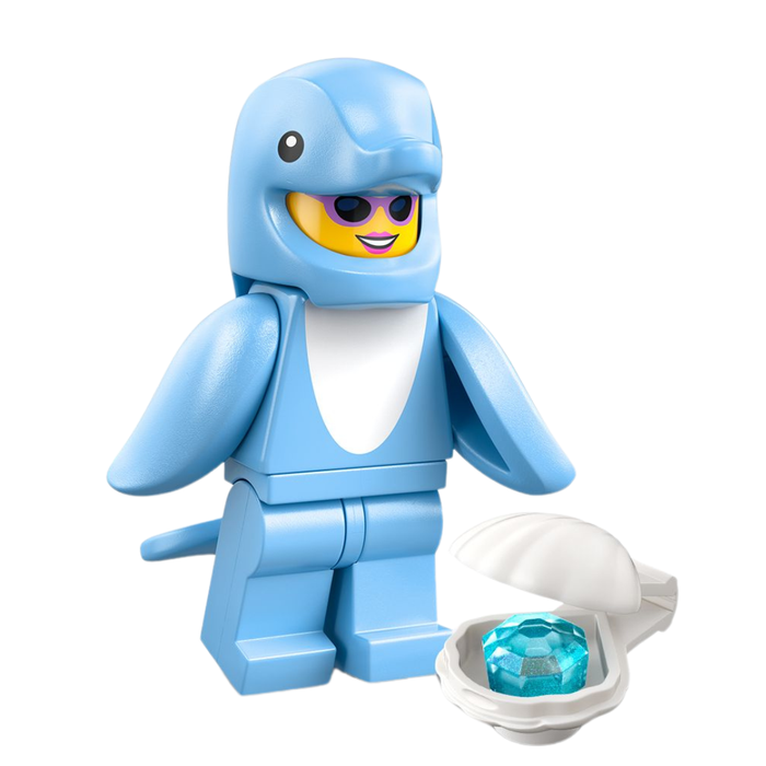 LEGO® Minifigures™ Animals Series 28 71051 - Dolphin Costume Fan - Sealed LEGO® Minifigure Box