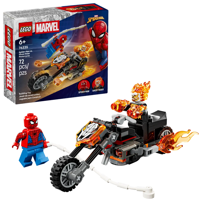LEGO® Marvel Spider-Man vs. Ghost Rider Motorcycle 76335