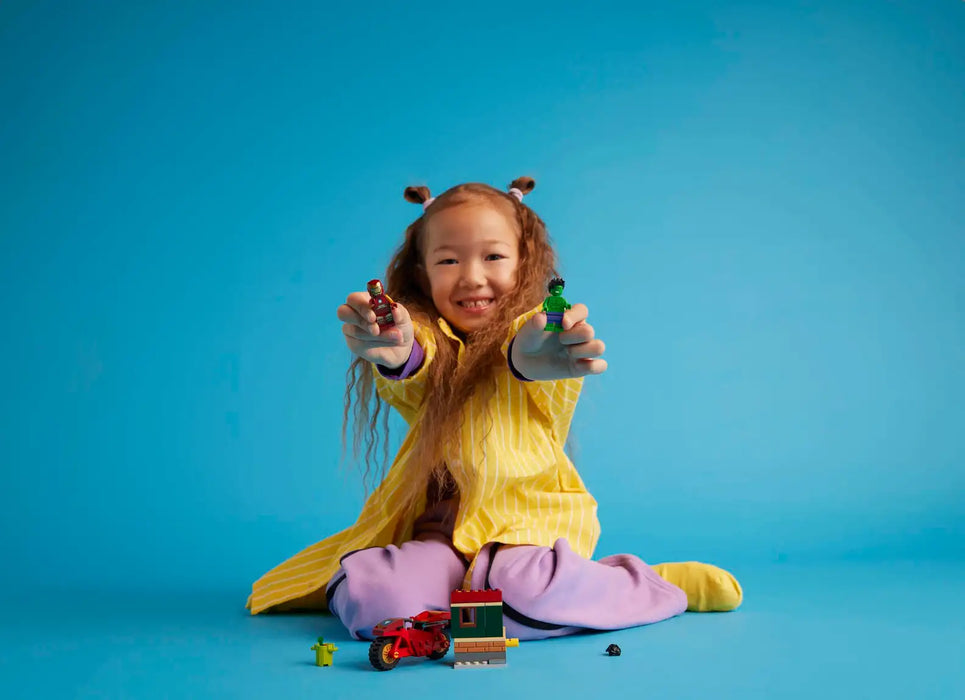 LEGO® Marvel Iron Man with Bike and The Hulk 76287