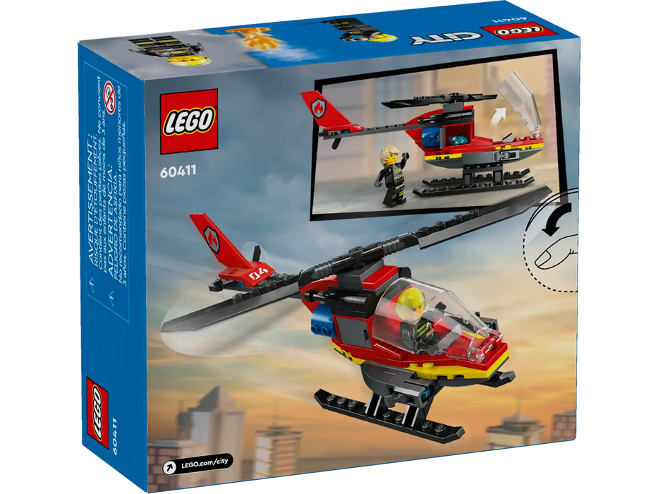 LEGO® City Fire Rescue Helicopter 60411