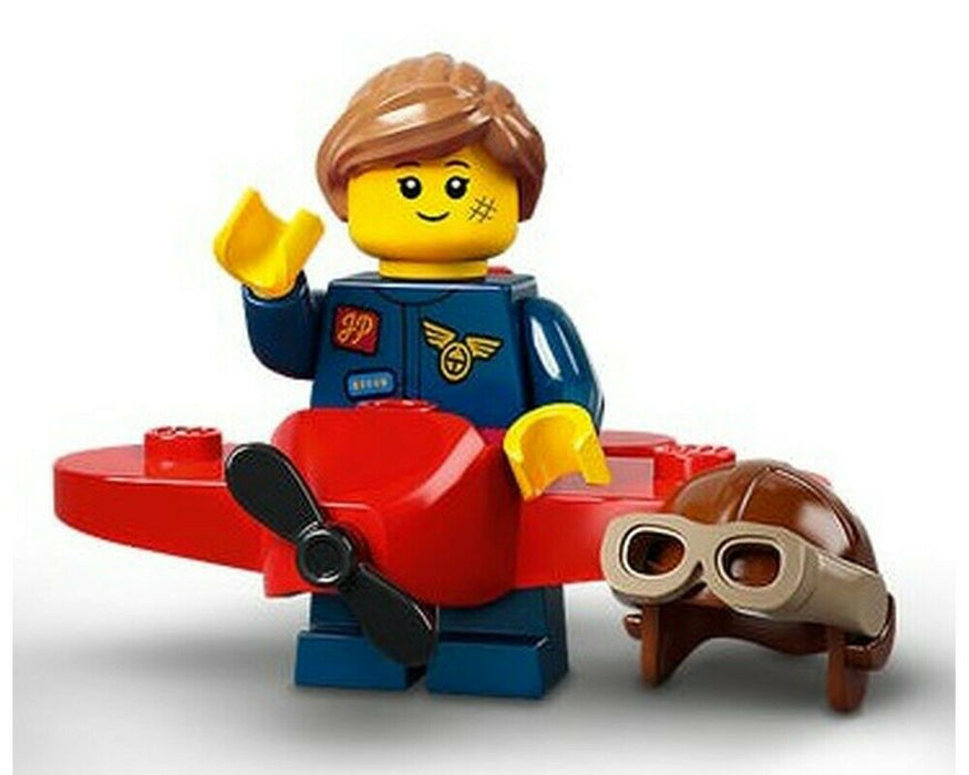 LEGO® Minifigures™ Series 21 71029 - Airplane Girl - Open & Verified Complete LEGO® Minifigure