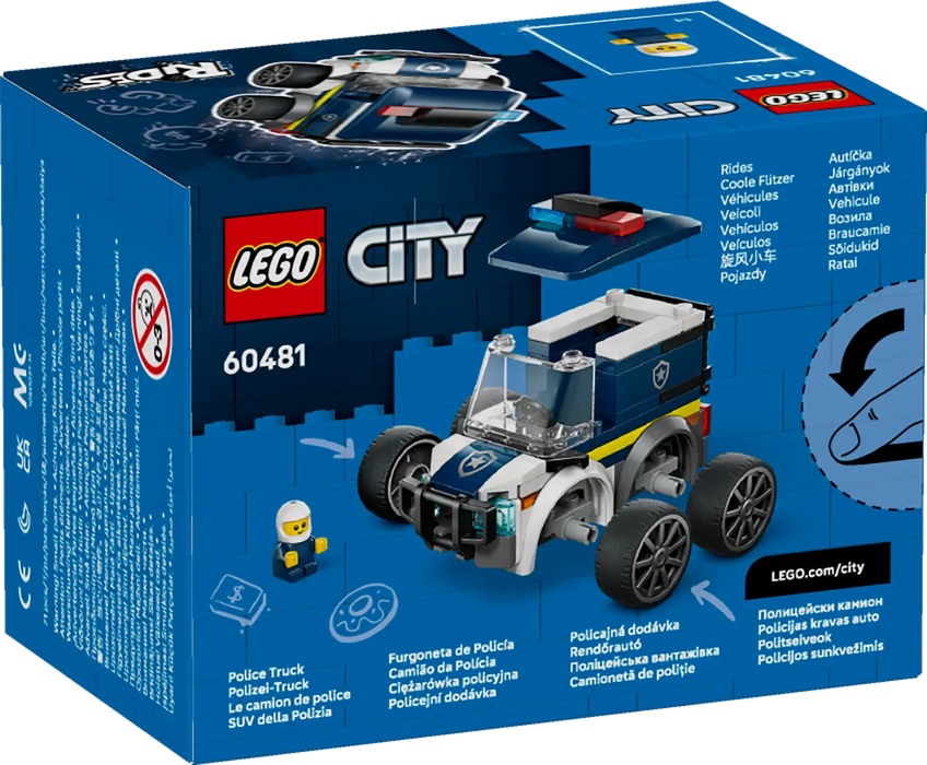 LEGO® City Rides – Police Truck 60481