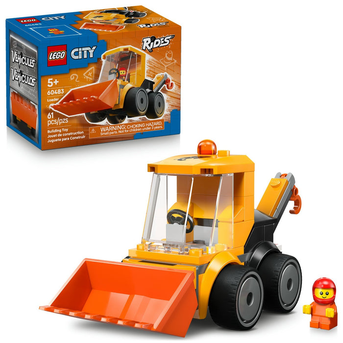 LEGO® City Rides – Construction Loader 60483