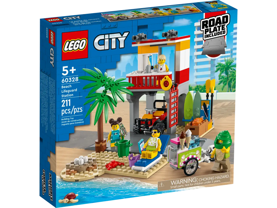 LEGO® City Beach Lifeguard Station 60328
