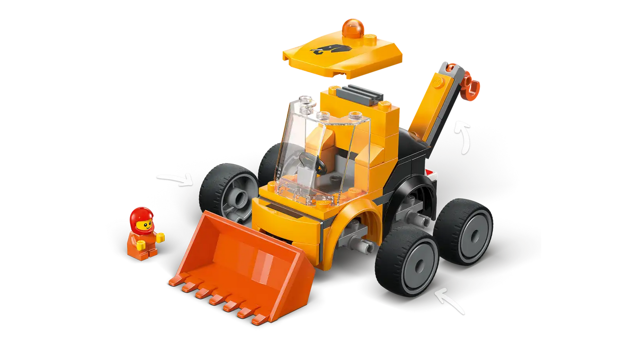 LEGO® City Rides – Construction Loader 60483